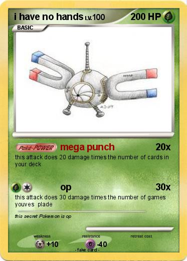 Pokemon i have no hands