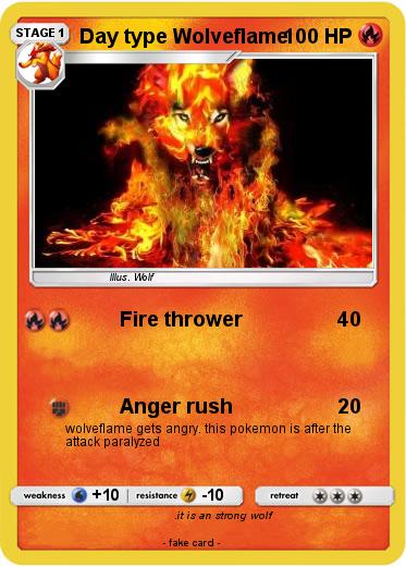 Pokemon Day type Wolveflame
