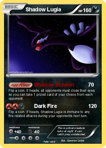 Pokemon Shadow Lugia