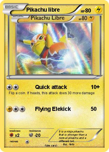 Pokemon Pikachu libre