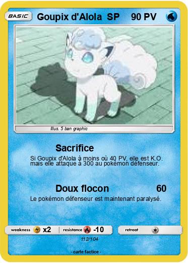 Pokemon Goupix d'Alola  SP