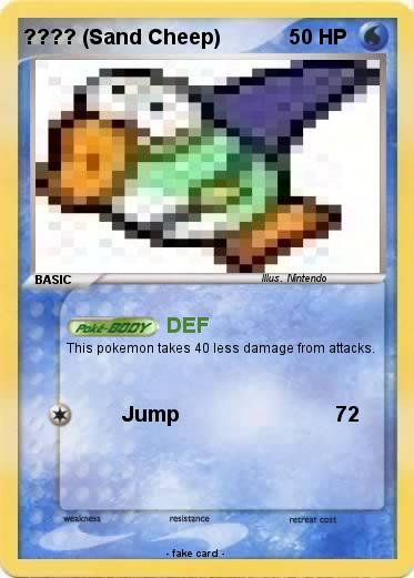 Pokemon ???? (Sand Cheep)