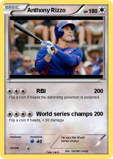 Pokemon Anthony Rizzo