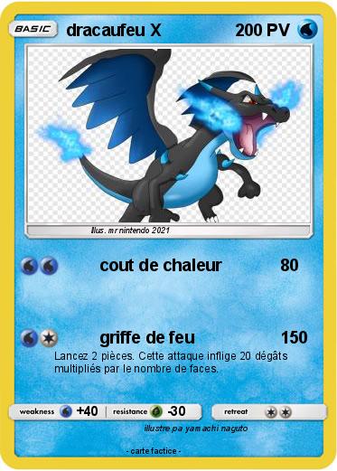 Pokemon dracaufeu X