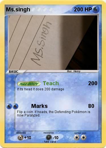 Pokemon Ms.singh