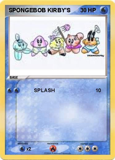 Pokemon SPONGEBOB KIRBY'S