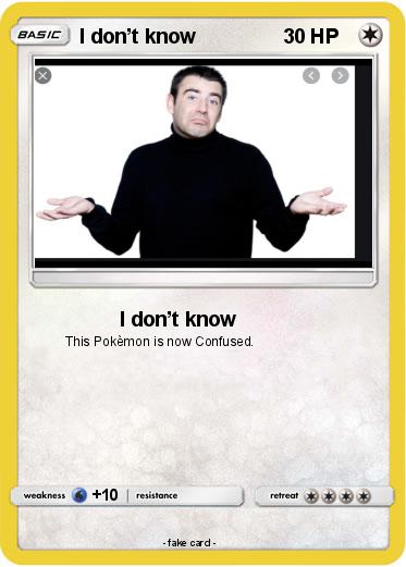 Pokemon I don’t know