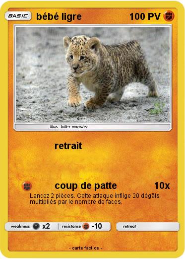 Pokemon bébé ligre