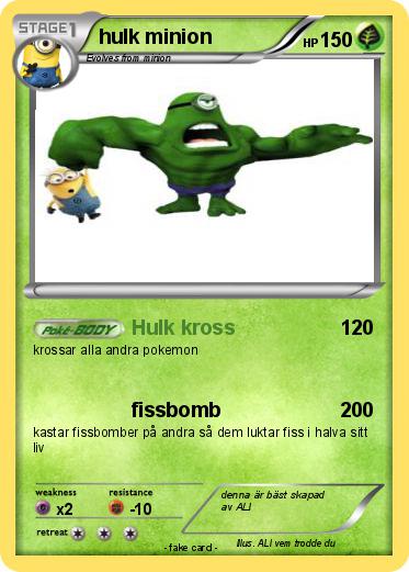 Pokemon hulk minion