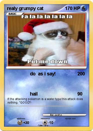 Pokemon realy grumpy cat
