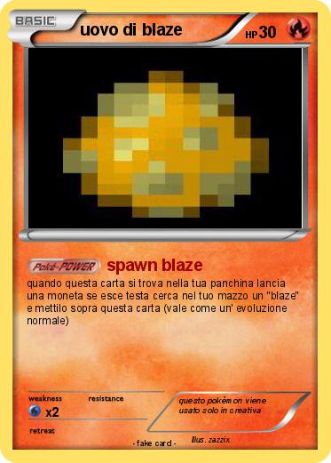 Pokemon uovo di blaze