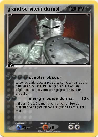 Pokemon grand serviteur du mal