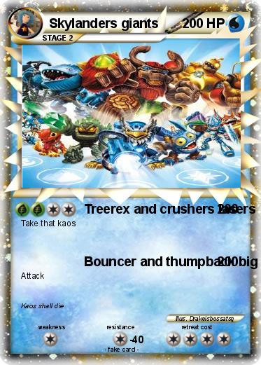 Pokemon Skylanders giants