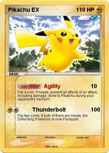 Pokemon Pikachu EX