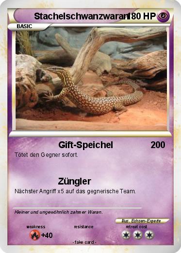 Pokemon Stachelschwanzwaran