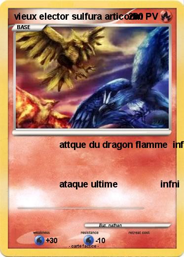 Pokemon vieux elector sulfura articodin