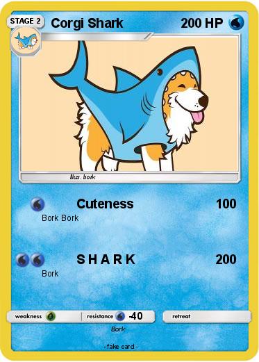 Pokemon Corgi Shark