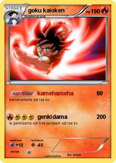 Pokemon goku kaioken