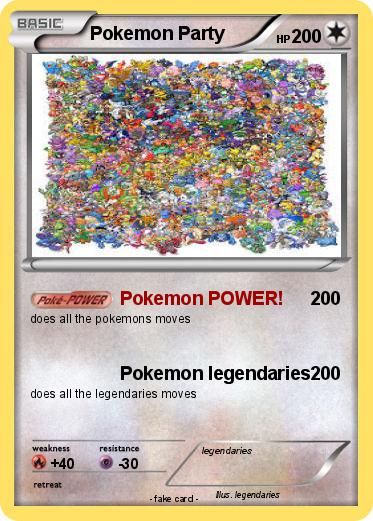 Pokemon Pokemon Party