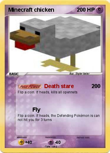 Pokemon Minecraft chicken