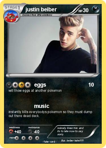 Pokemon justin beiber