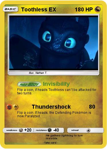 Pokemon Toothless EX