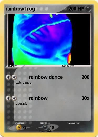Pokemon rainbow frog
