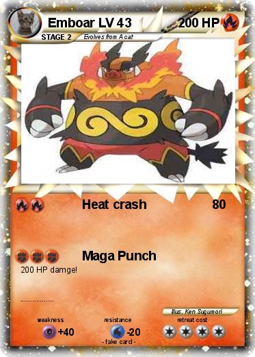 Pokemon Emboar LV 43