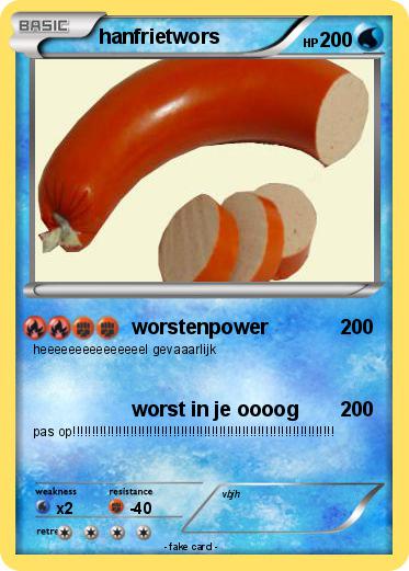 Pokemon hanfrietwors