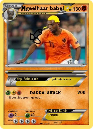 Pokemon geelhaar babel