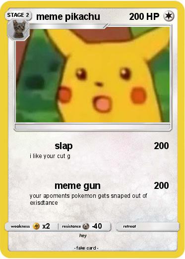 Pokemon meme pikachu