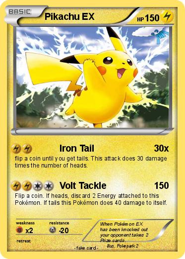 Pokemon Pikachu EX