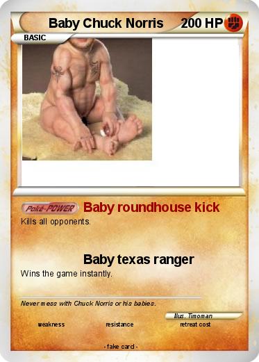 Pokemon Baby Chuck Norris