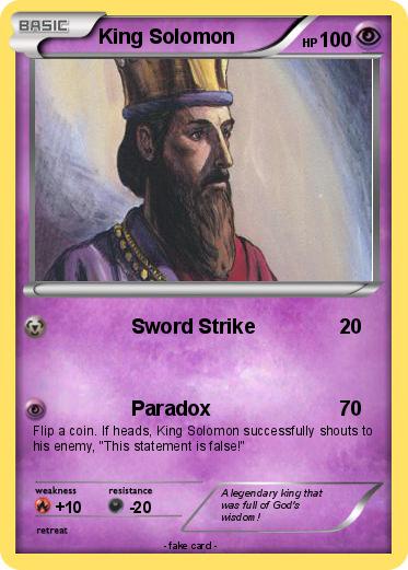 Pokemon King Solomon