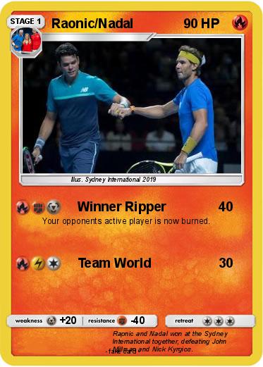 Pokemon Raonic/Nadal
