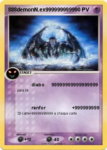 Pokemon 888demonN.ex9999999999