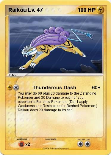 Pokemon Raikou Lv. 47