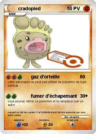 Pokemon cradopied