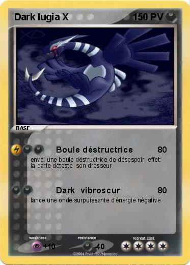 Pokemon Dark lugia X