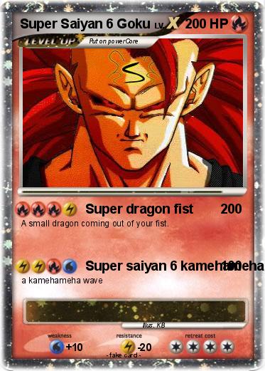 Pokemon Super Saiyan 6 Goku