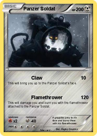 Pokemon Panzer Soldat