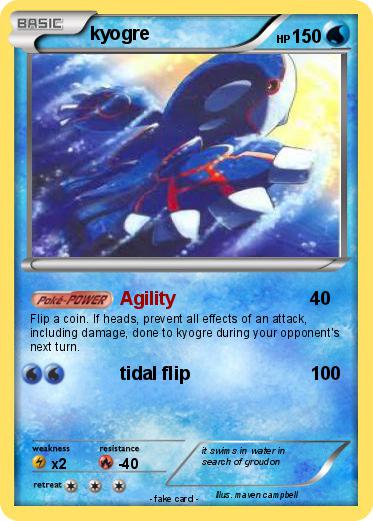 Pokemon kyogre