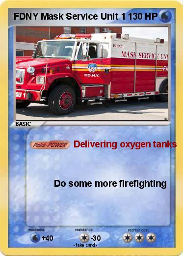 Pokemon FDNY Mask Service Unit 1