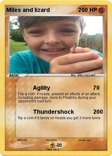 Pokemon Miles and lizard