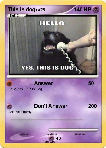 Pokemon This is dog