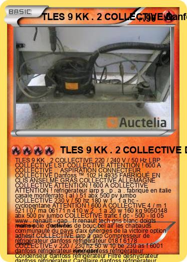 Pokemon TLES 9 KK . 2 COLLECTIVE Danfoss ™