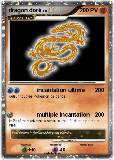 Pokemon dragon doré