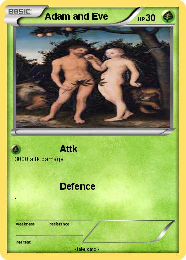 Pokemon Adam and Eve