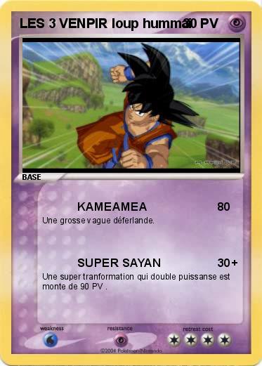 Pokemon LES 3 VENPIR loup hummai