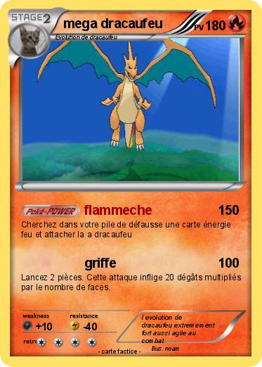 Pokemon mega dracaufeu